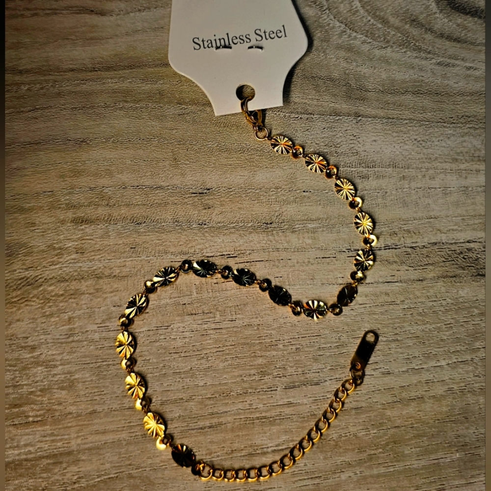 Never worn stainless steel bracelet
